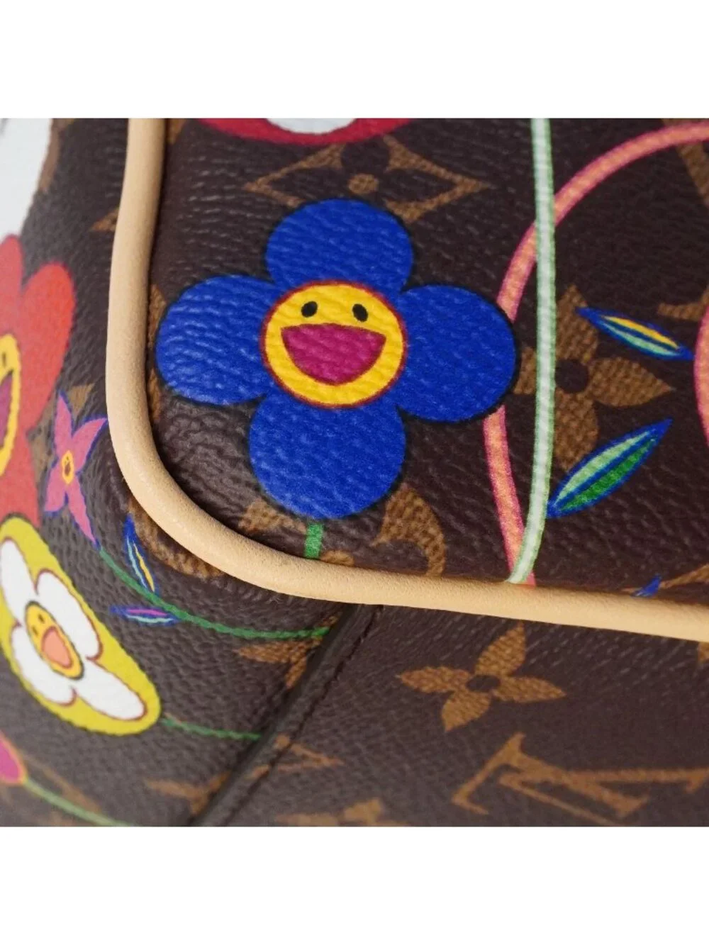 Louis Vuitton Boston Bag Monogram LV Takashi Murakami Keepall Bandouliere 45